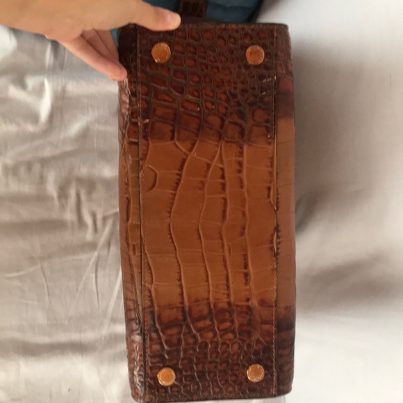 Michael Kors Selma Satchel- Brown Croc - Picture 6 of 6